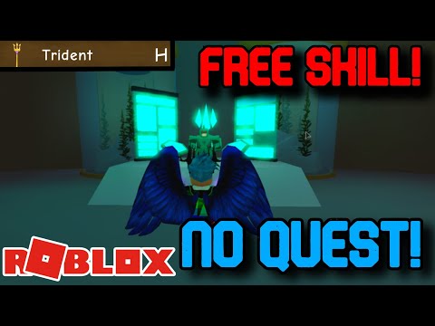 COMO CHEGAR O tridente SKILL sem fazer a QUEST! Roblox Poder Simulator (Glitch)