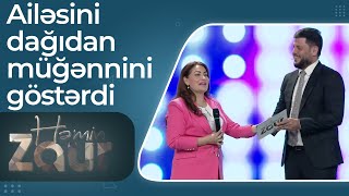 Zahidə Günəş Ailəsini Dağıdan Müğənni Qadını Zaur Kamala Göstərdi - Həmin Zaur