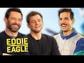 EDDIE the EAGLE: Funny Interview with Hugh Jackman & Taron Egerton