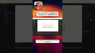 How to create staggered animations in Webflow IX3 #webflow #animation #interaction #tutorial