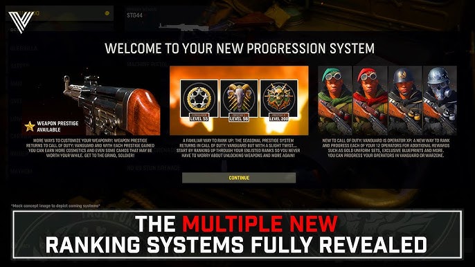 Vanguard The 4 New Ranking Systems Fully Explained Cod Vanguard Progression Systems Youtube