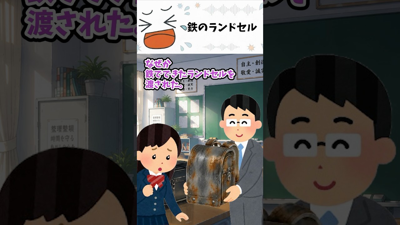 鉄のランドセル…？