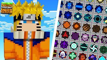 NEW!! Naruto Addon for MCPE 1.21 – Best Jutsu & Clan Powers in Minecraft Bedrock!