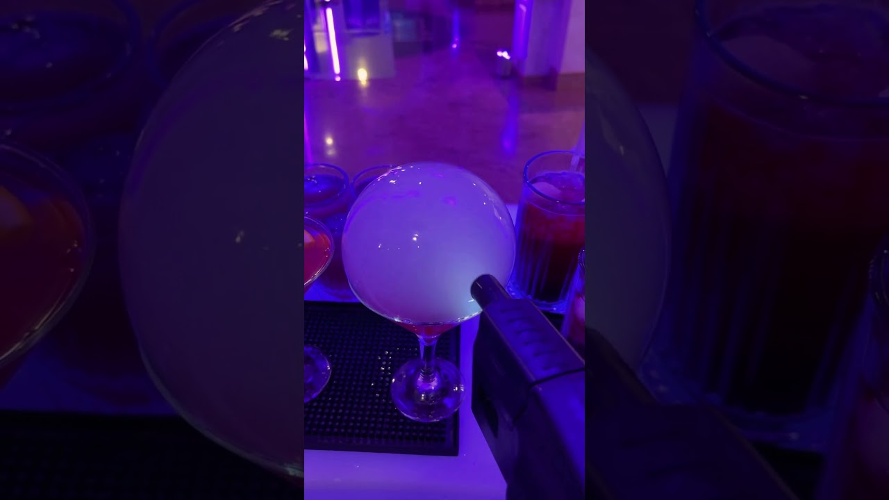 Ароматические пузыри для украшения коктейлей. Выездной бар  