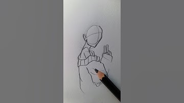 POV: Drawing Selfie Girl 🤳✨ #foryou #art #sketch #shorts #howtodraw #easydrawing #tutorial #awesome