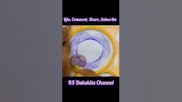 What does this pattern resemble? Magic ruler, Small ruler,bigwisdom#2024#shorts#spirograph#reels#art