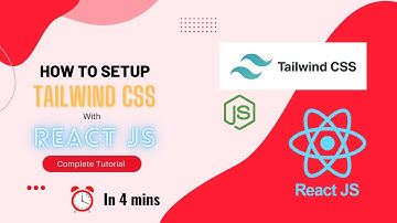 How to install Tailwind CSS with React JS complete tutorial | 4 mins | 2024