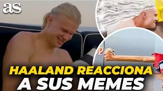 HAALAND REACCIONA a sus PROPIOS MEMES y se VIRALIZA al INSTANTE: BRUTAL