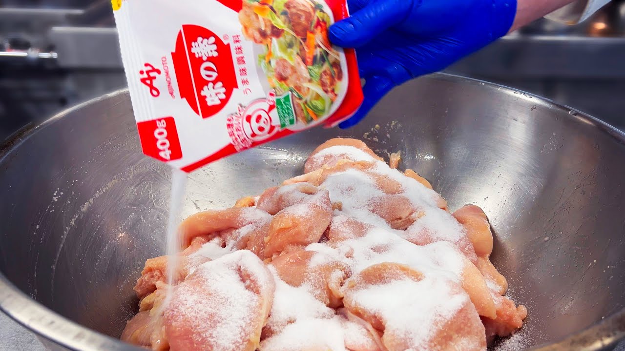 味の素の唐揚げ　fried chicken breast with Ajinomoto