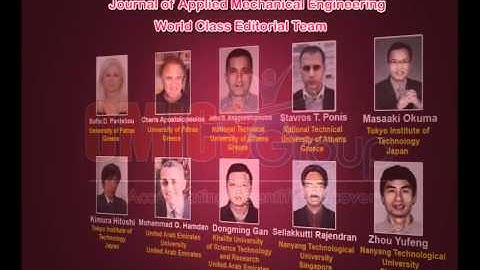 Journal of Applied Mechanical Engineering | OMICS Publishing Group