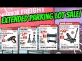 Harbor Freight January EXTENDED Parking Lot Sale!!
