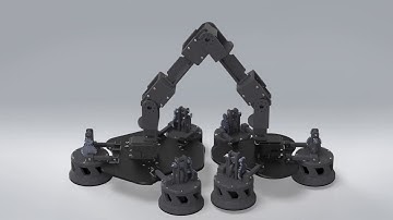 Visual Presentation of the Concrete Wall Climbing Robot