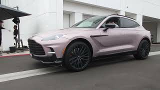 Pink 2023 Aston Martin DBX707 in Beverly Hills
