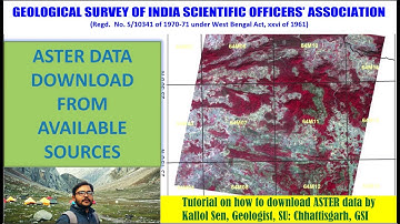 Tutorial#How to Download ASTER data#Kallol Sen (GSI)#Geology