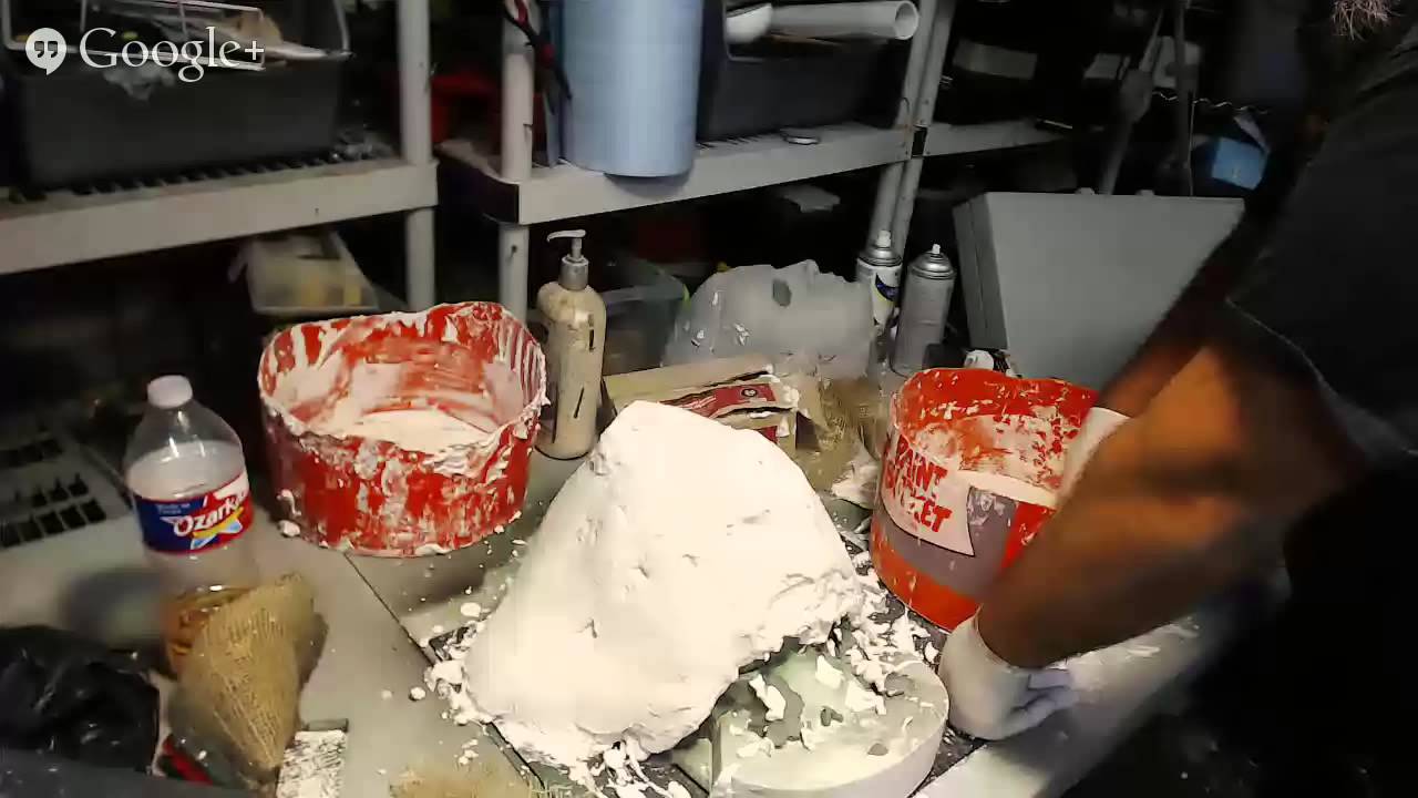 Molding a goblin half mask