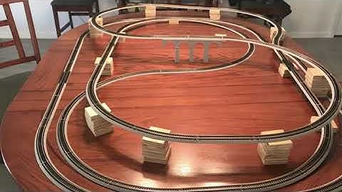 N scale coffee table. Start of layout