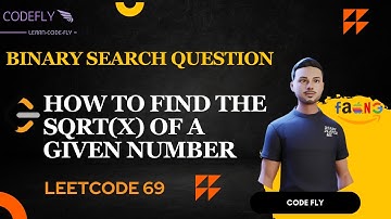 How to Find Square Root | Binary Search | Easy | LeetCode | C++