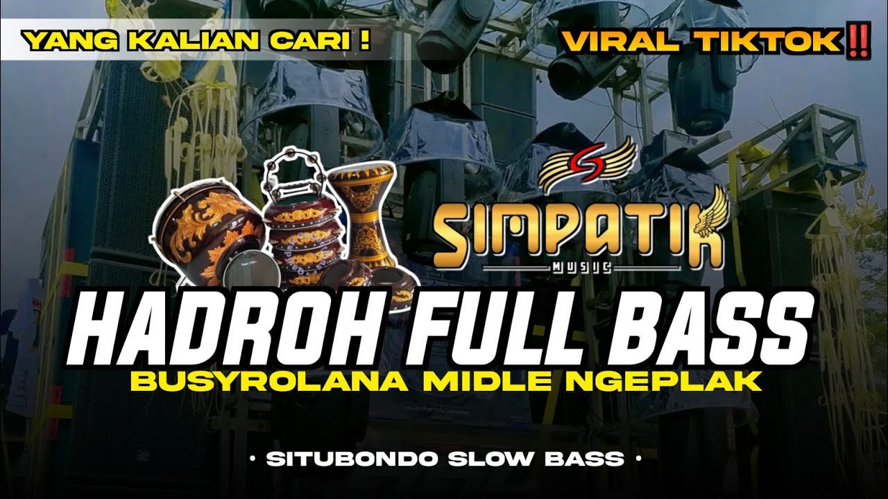 NEW BUSYROLANA | HADROH FULL BASS - KOPLO STYLE SIMPATIK | ENAK BUAT CEK SOUND HAJATAN