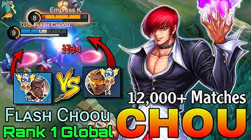 12,000+ Matches Chou VS Top Global Bruno - Top 1 Global Chou by Fʟᴀsʜ Cʜᴏᴏu - Mobile Legends