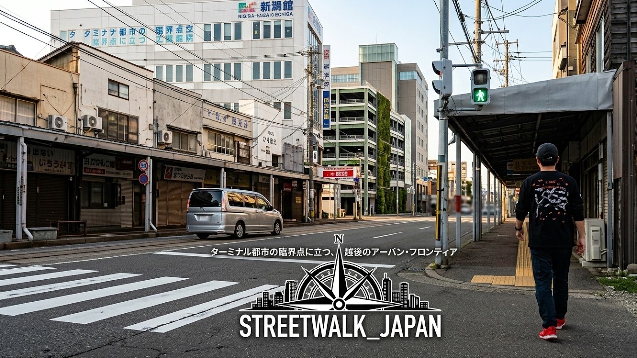 新潟県新潟市中央区東大通２丁目 / 250718✅ 「ターミナル都市の臨界点に立つ、越後のアーバン・フロンティア。」#都市構造を読む旅 #ターミナル都市論 #夜間経済観察