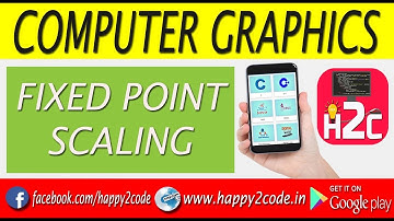 GRAPHICS TUTORIAL #14 : FIXED POINT SCALING