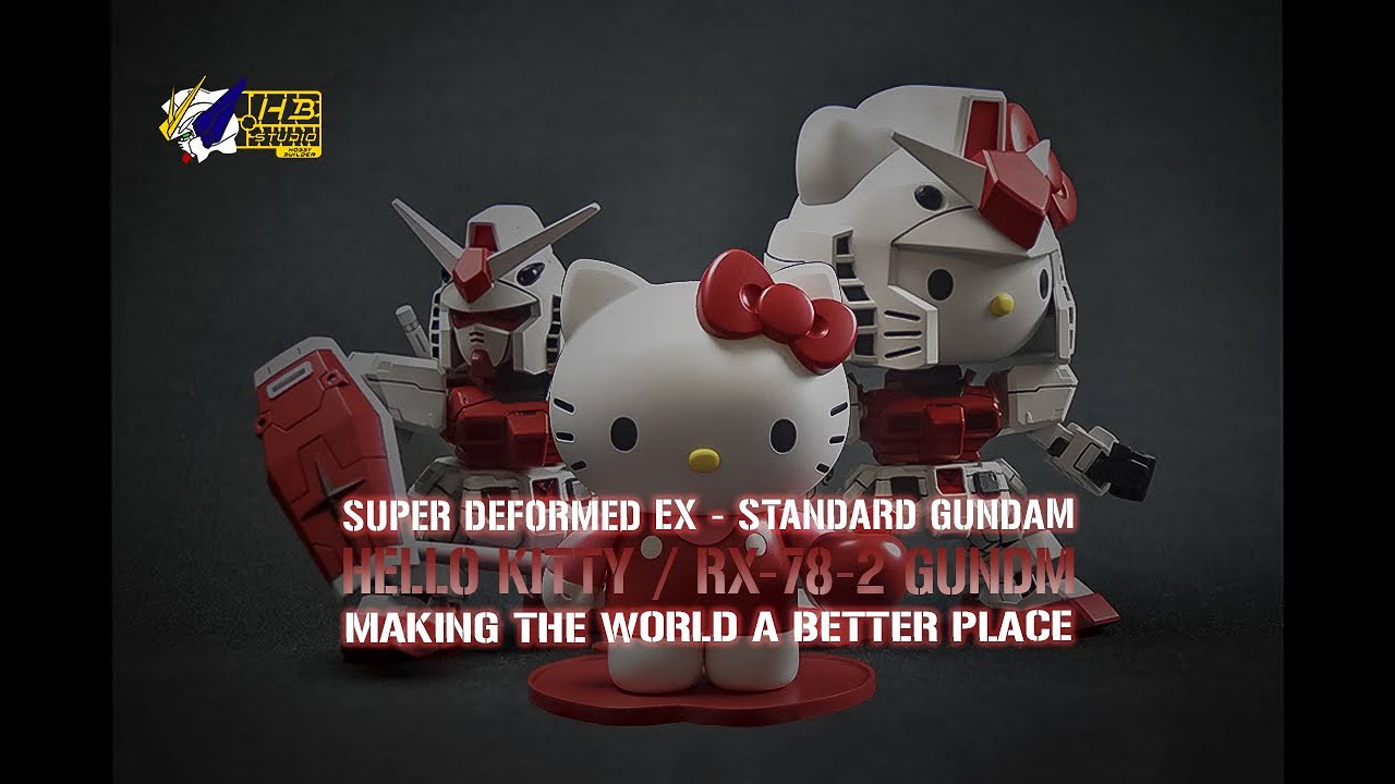 Gunpla Custom Build | SD EX Standard Hello Kitty / RX-78-2 Gundam