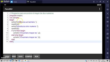 Programa para encontrar el mayor de dos números