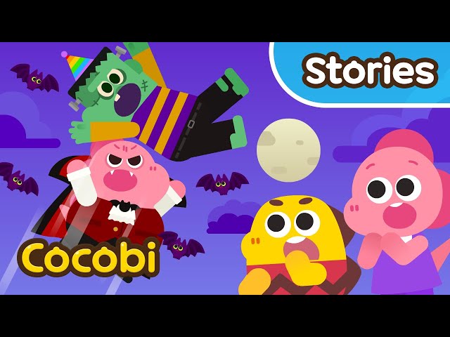 Vampire Mommy Sends Frankenstein Flying!🧛‍♂️ Cocobi Cartoon for