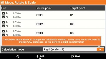 X-PAD Tutorials: COGO Move rotate scale align points