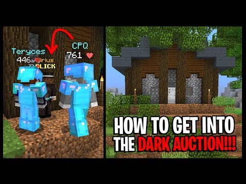 Come ottenere nel buio asta su Hypixel Skyblock ... * DARK ASTA SPAWN VOLTE !!! *
