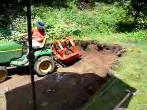John Deere 445 & 3pt Rear Scoop