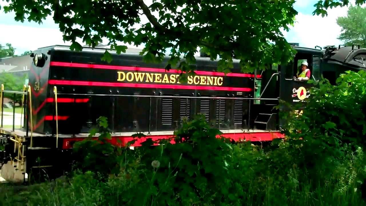 Downeast Scenic Railroad Ellsworth Maine YouTube
