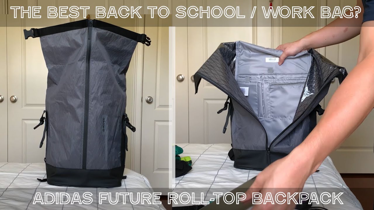 Adidas and X-Pac? Adidas Future Roll-Top Backpack Review - YouTube