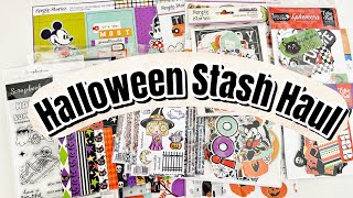 HALLOWEEN CRAFT PAPER COLLECTION HAUL | SCRAPBOOK.COM| ECHO PARK WAREHOUSE SALE | HALLOWEEN STAMPS