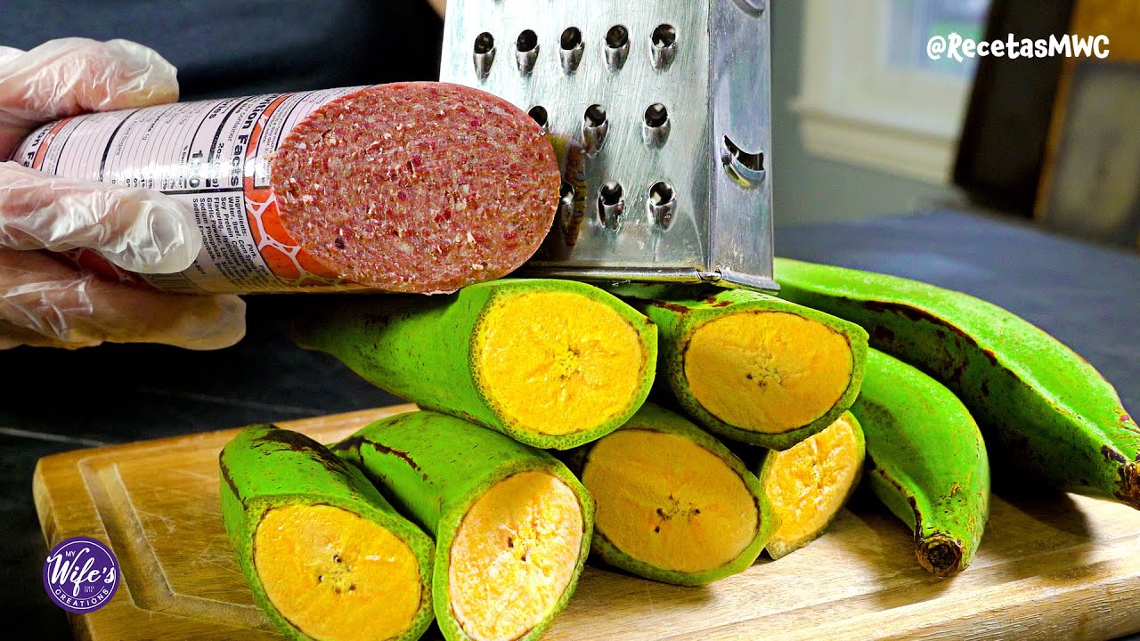 RALLALE SALAMI A LOS PLATANOS VERDES - RecetasMWC