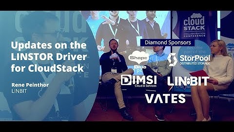 Updates on the LINSTOR Driver for CloudStack | CloudStack Collaboration Conference 2023