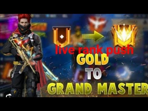 RANK PUSH FOR GLOBAL GRANDMASTER 🔥| GARENA FREE FIRE LIVE - YouTube