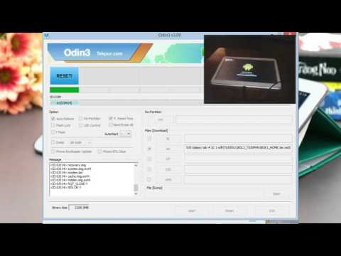 How to Flash Samsung Galaxy Tab 4 10.1 T530 T531 T535 Lollipop 5.0.2