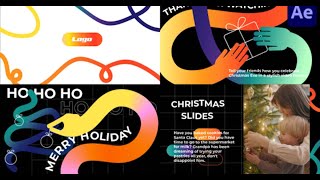 Christmas Slides for After Effects | After Effects template - Envato elements