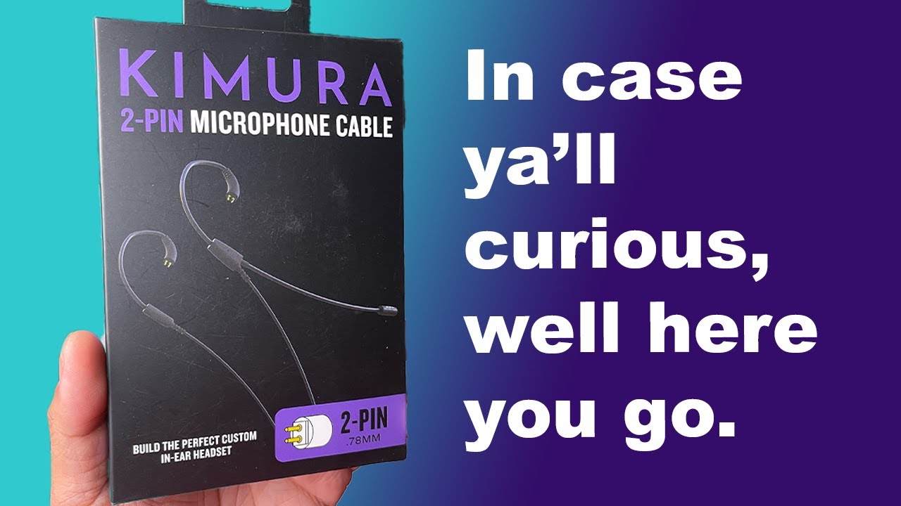 Antlion Kimura Mic Cable Unboxing - YouTube