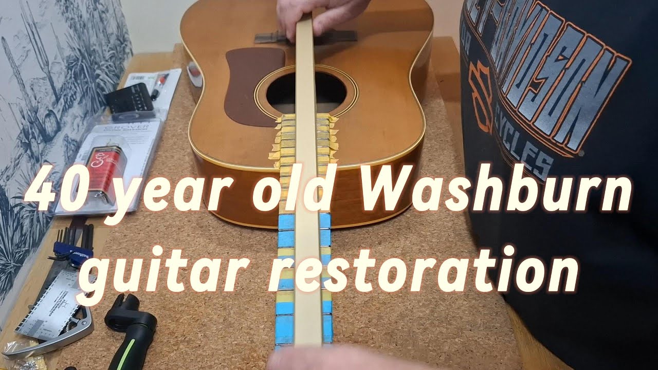Restoring a 40+ Year-Old Washburn Acoustic Guitar: Expert Guitar
