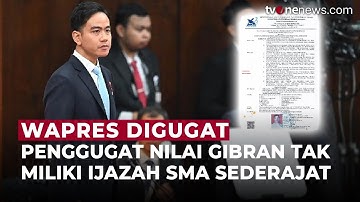 Gibran Digugat soal Ijazah SMA, Begini Kata KPU | OneNews Update