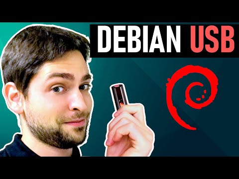 Linux Tips - Install Full Debian Bookworm on a USB Drive (2023)