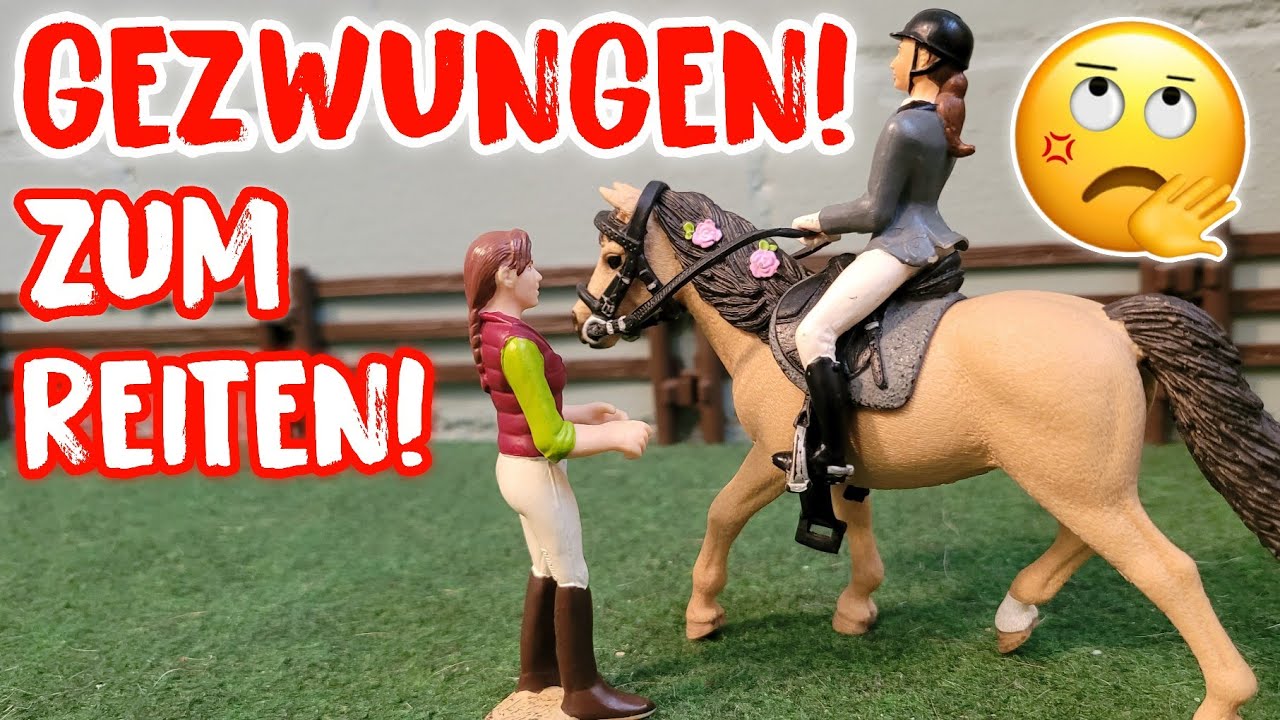 Zur Reitstunde GEZWUNGEN! 🐴😲 | Schleich Reitunterricht 