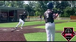 6/19/26, 2027 RHP/3B/MIF Griffin Jonda, hard hit single to right field