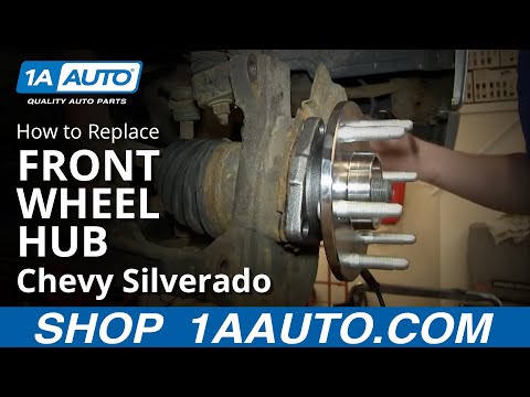 How To Install Front Hub Wheel Bearing Assembly 00-06 Chevy Silverado