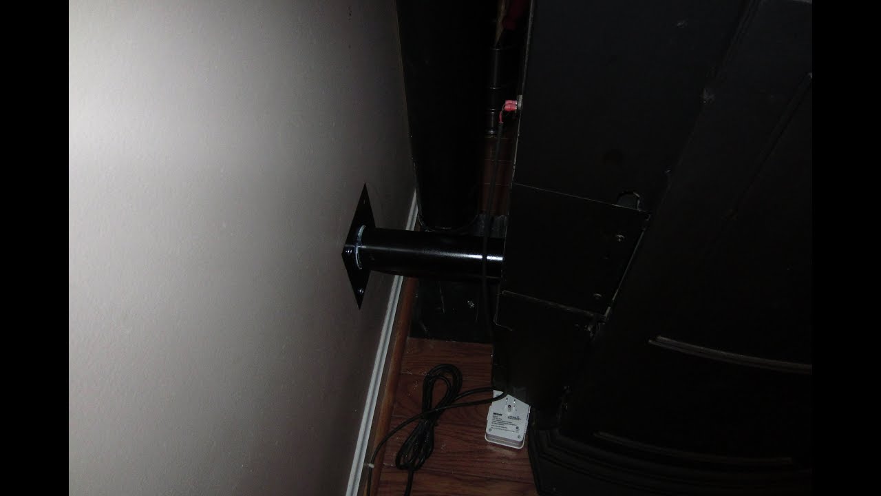 DIY Outdoor Air Kit for a Harman Accentra Wood Pellet stove YouTube