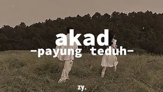 akad - payung teduh (lyrics) vidio