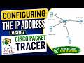 Configuring the IP address using the CISCO Packet Tracer