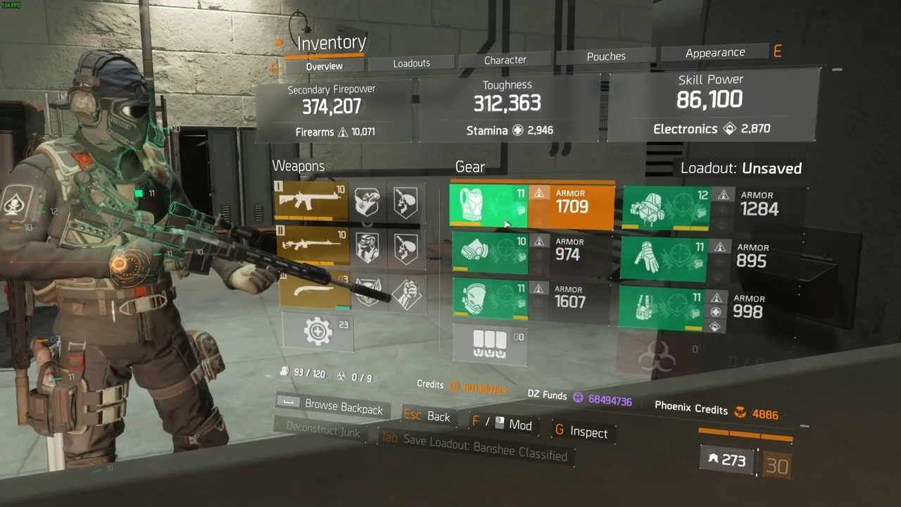 Hunter's Faith Classified 1 Shot PVP/PVE Build! | The Division 1.8